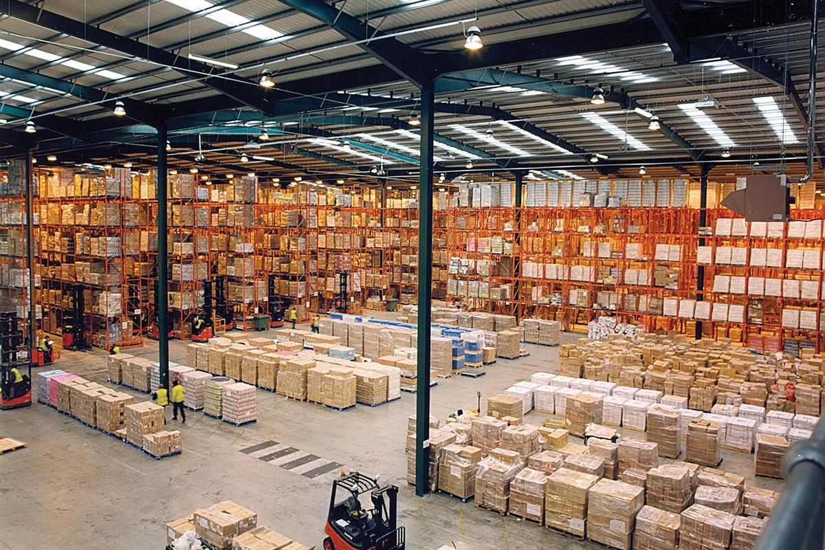 LBC Express Package Sorting Hub Workflow Diagram